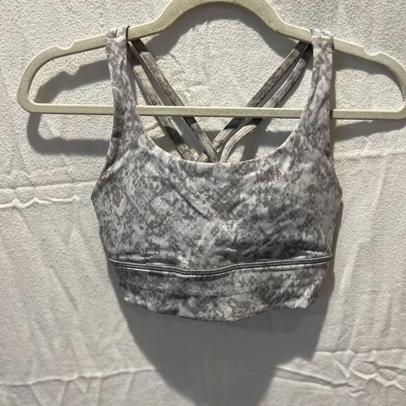 Lululemon Energy Bra Longline *Medium Support, B–D Cups Hideaway Camo Starlight - Picture 6 of 8